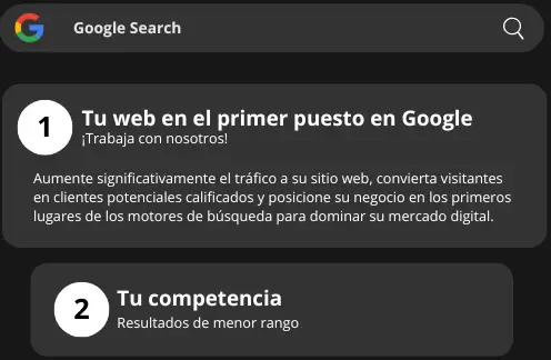Aplicamos estrategias SEO on-page y técnicas de posicionamiento orgánico que incrementan tu visibilidad en buscadores, atrayendo tráfico calificado que se convierte en oportunidades de negocio reales.