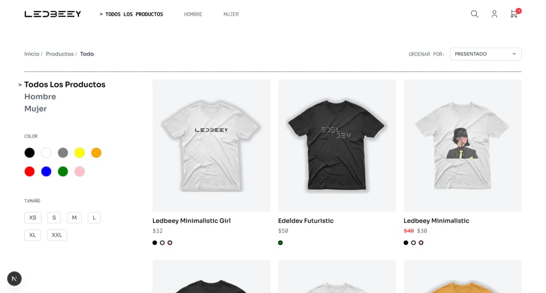 E-commerce de ropa
